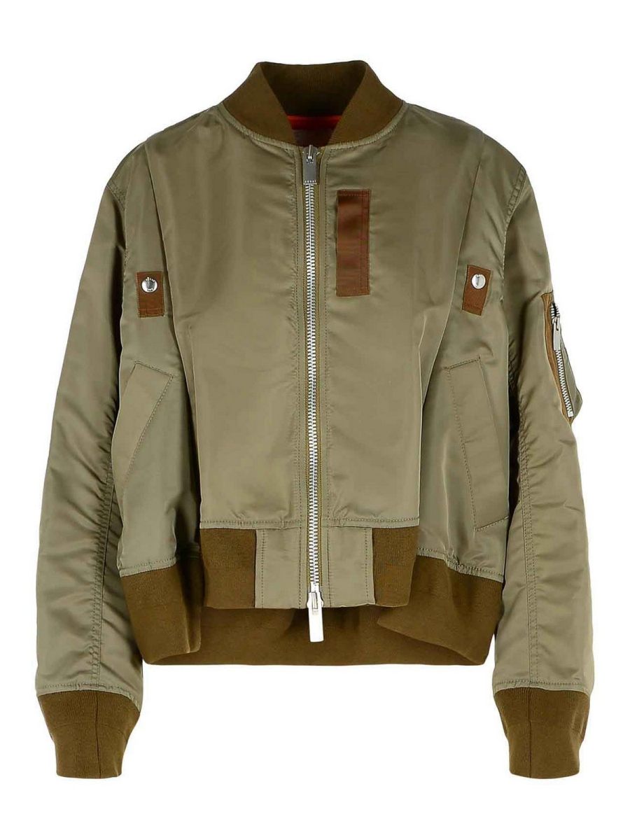 Sacai Bomber - Vert