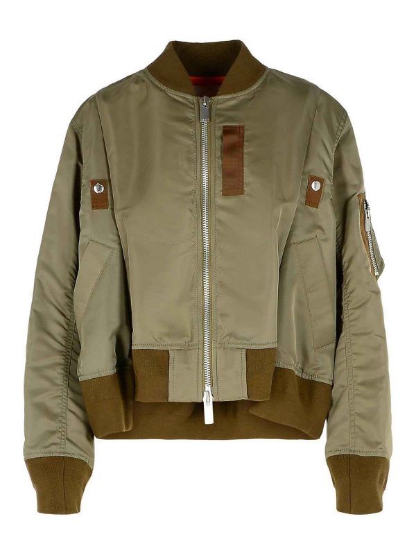 Sacai Bomber - Vert