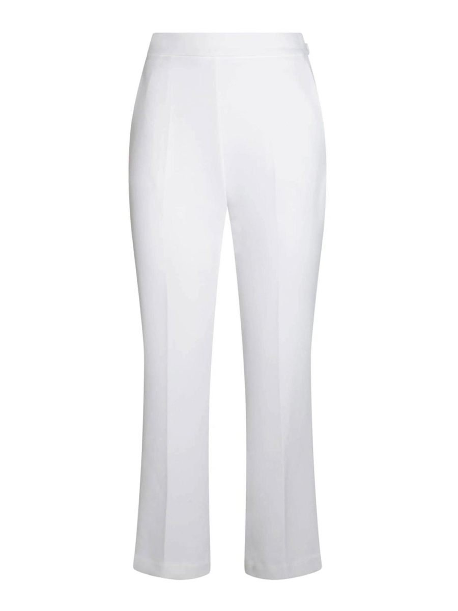 Elisabetta Franchi Pantalons Décontractés - Blanc