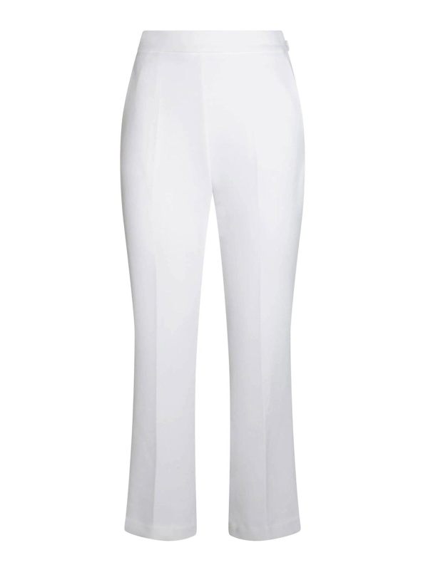 Elisabetta Franchi Pantalons Décontractés - Blanc