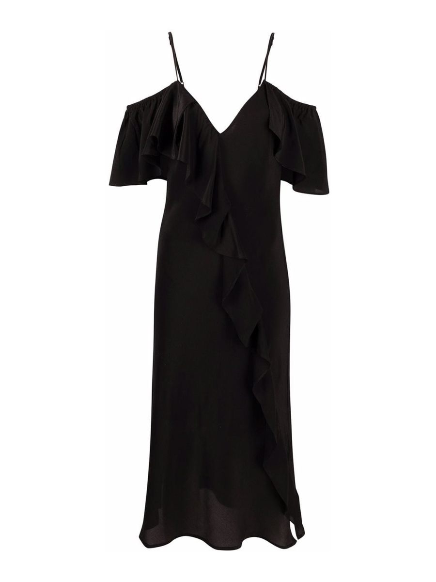 Gold Hawk Robe Au Genou - Noir