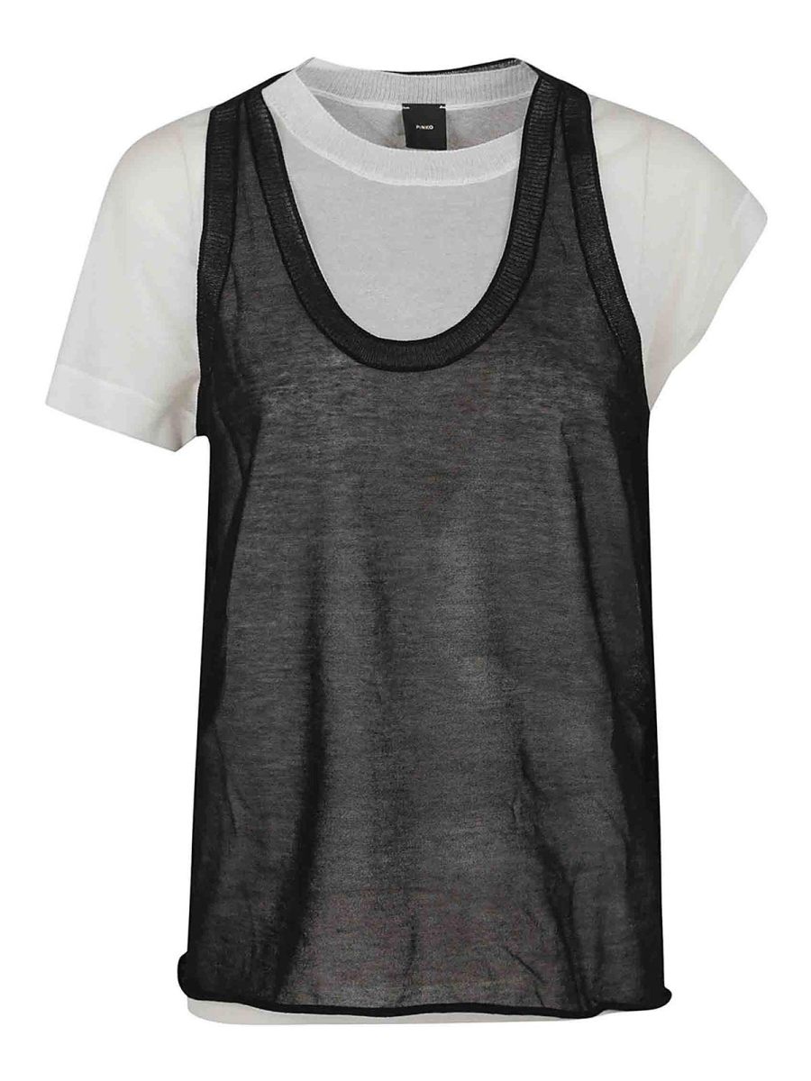 Pinko Pull Col Bateau - Noir