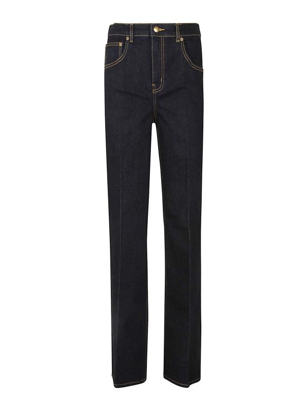 Tory Burch Jean Bootcut - Foncé Délavé