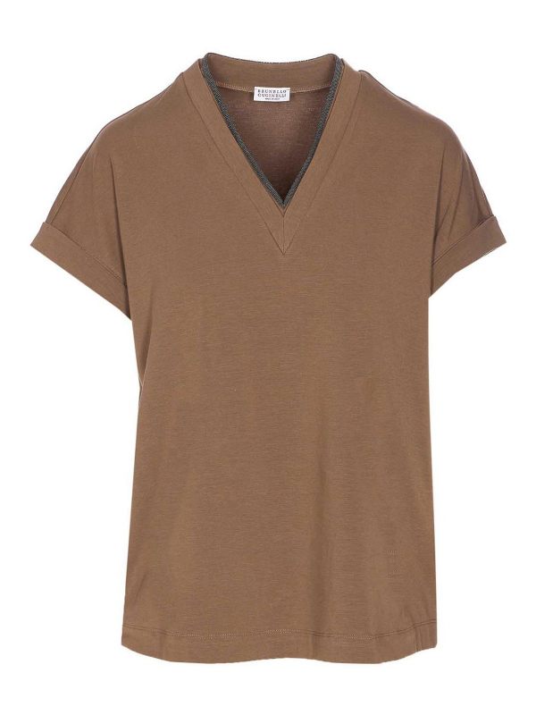 Brunello Cucinelli T-Shirt - Marron