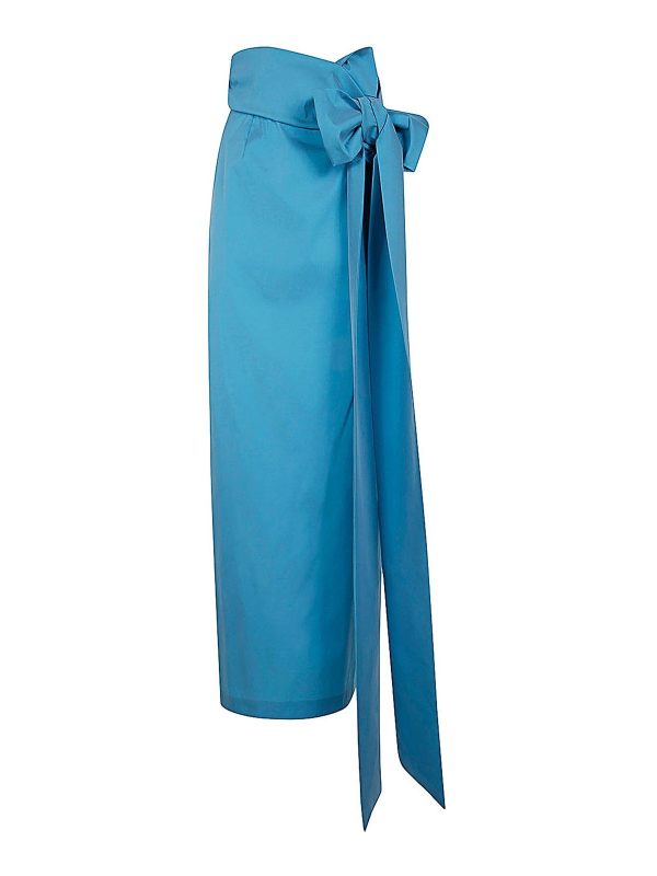 Bernadette Jupe Midi - Bleu