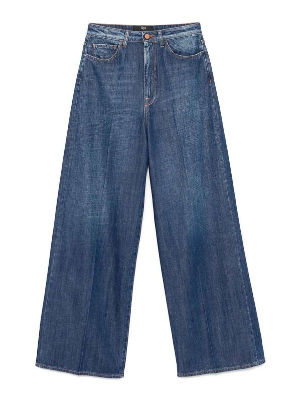 3x1 Jean Droit - Bleu Foncé