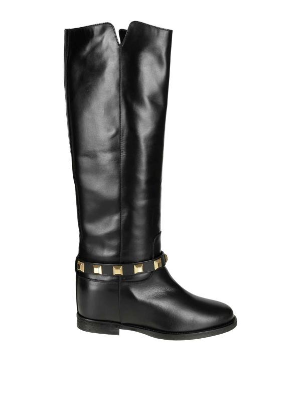 Via Roma 15 Bottes - Noir