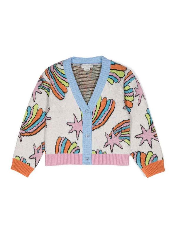 Stella McCartney Kids Pull Col Rond - Multicolore
