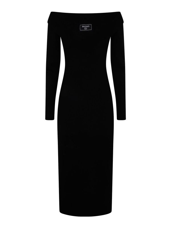 Balmain Maxi Robe - Noir