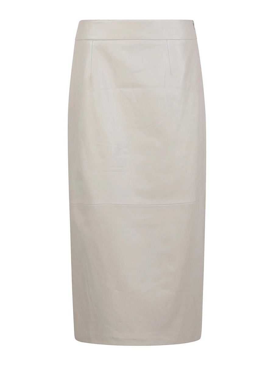 Arma Jupe Midi - Blanc