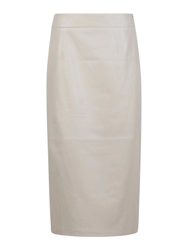 Arma Jupe Midi - Blanc