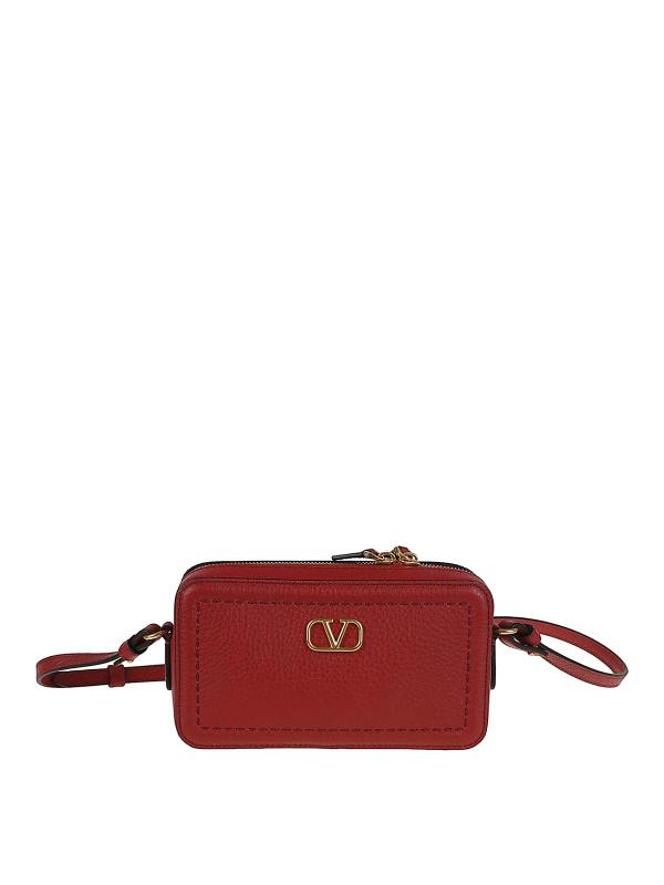 Valentino Garavani Sac Bandoulière - Roug