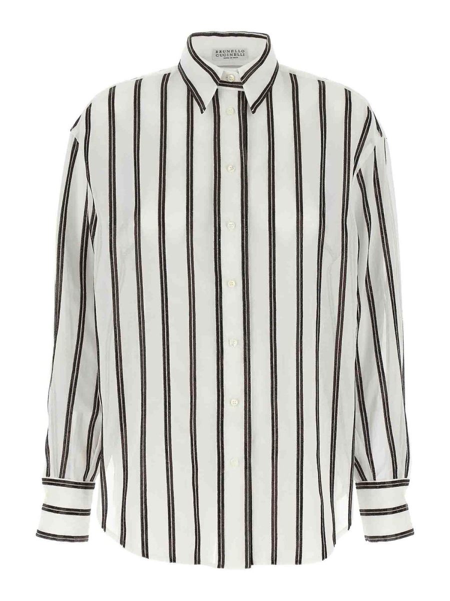 Brunello Cucinelli Chemise - Blanc