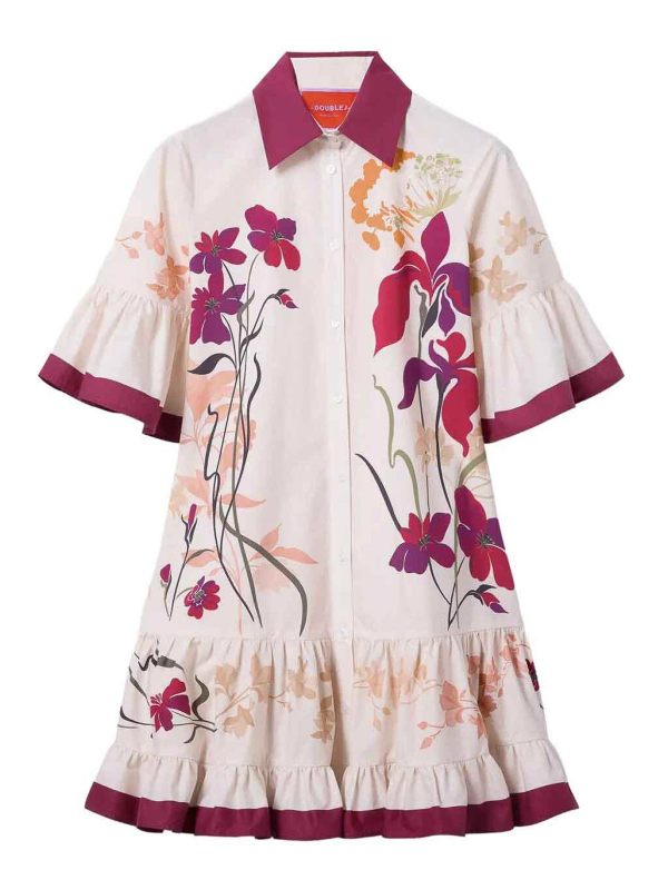 La DoubleJ Robe Au Genou - Blanc