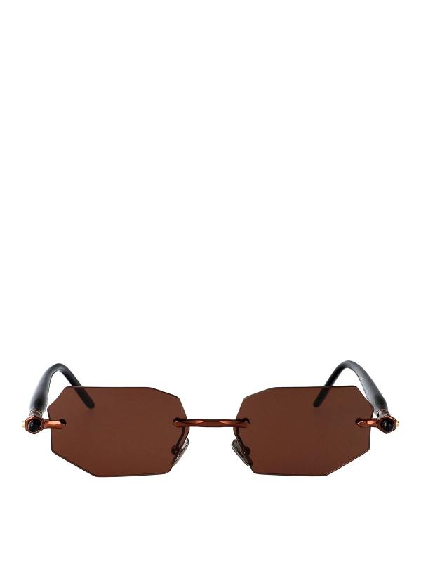 Kuboraum Lunettes De Soleil - Or