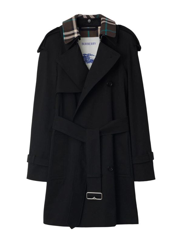 Burberry Manteau Court - Noir