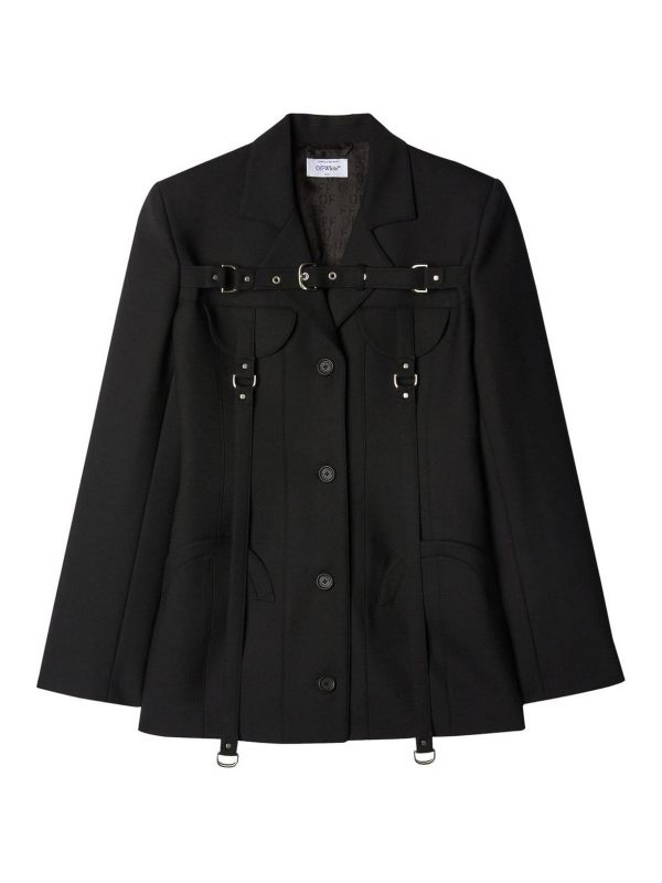 Off-White Veste Casual - Noir