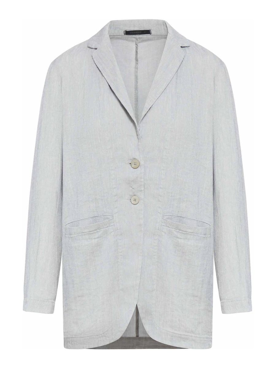 Transit Veste Casual - Gris Clair