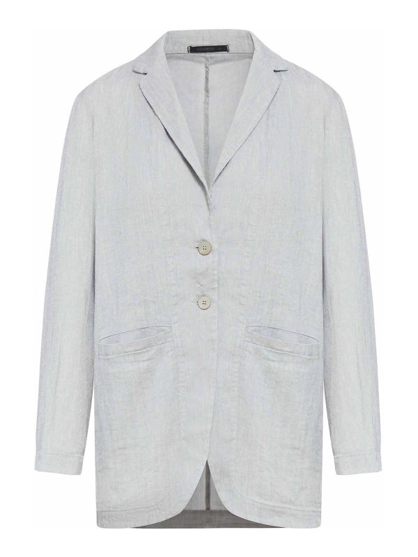 Transit Veste Casual - Gris Clair