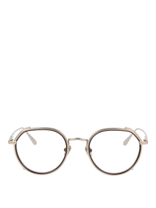 Linda Farrow Lunettes De Soleil - Or