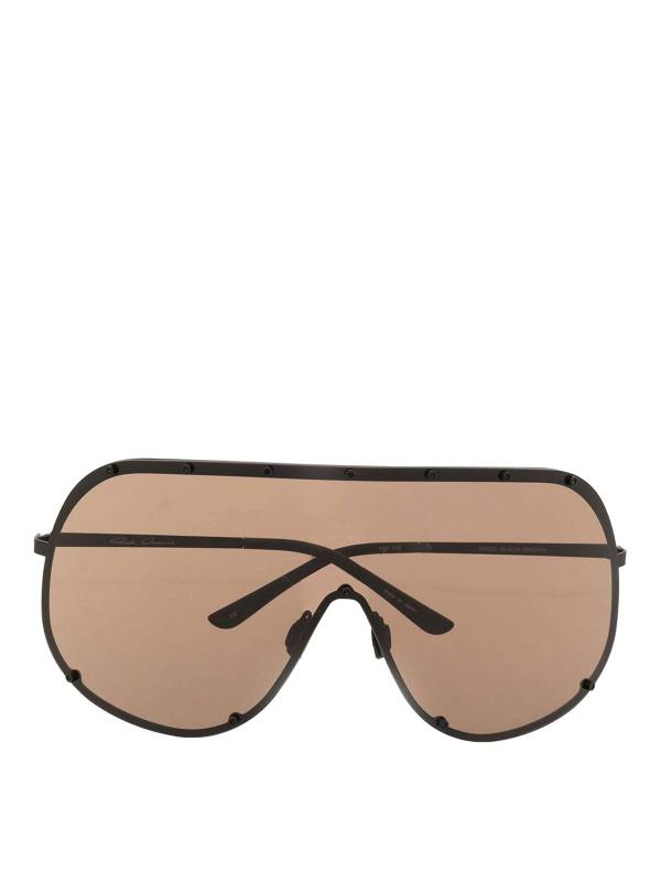 Rick Owens Lunettes De Soleil - Noir