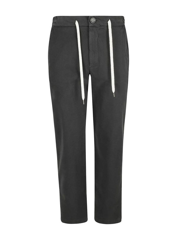 Eleventy Pantalons Décontractés - Gris Foncé