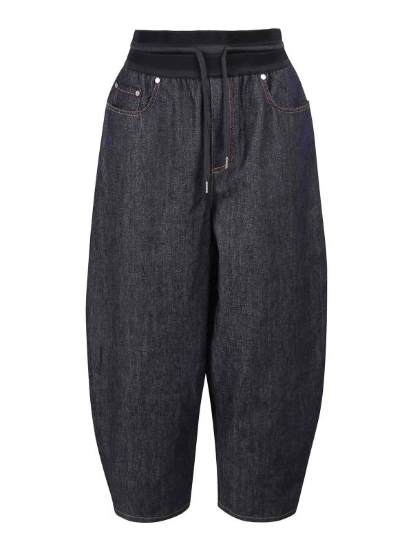 Helmut Lang Jean Bootcut - Bleu