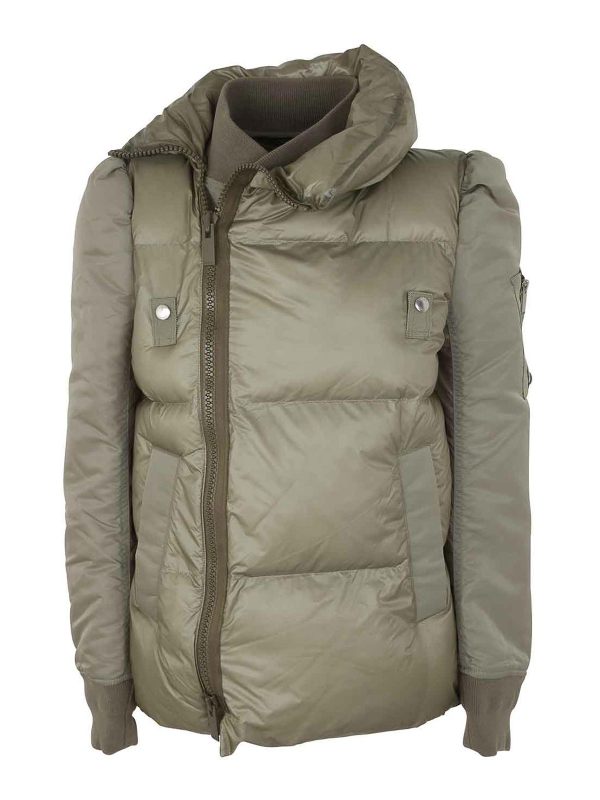 Sacai Blouson Rembourré - Vert