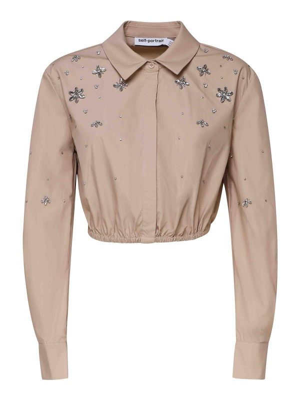 Self Portrait Chemise - Beige