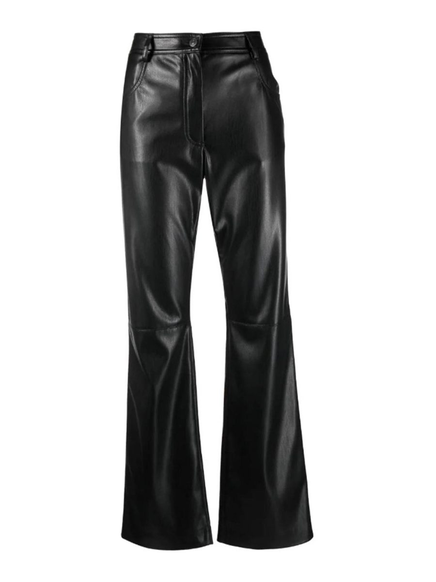 M. S.G. M. Pantalons En Cuir - Noir