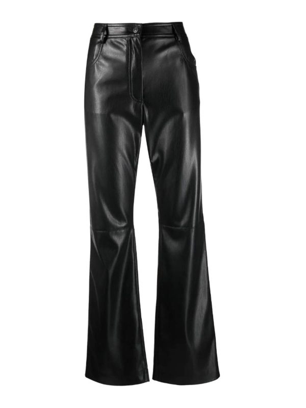 M. S.G. M. Pantalons En Cuir - Noir
