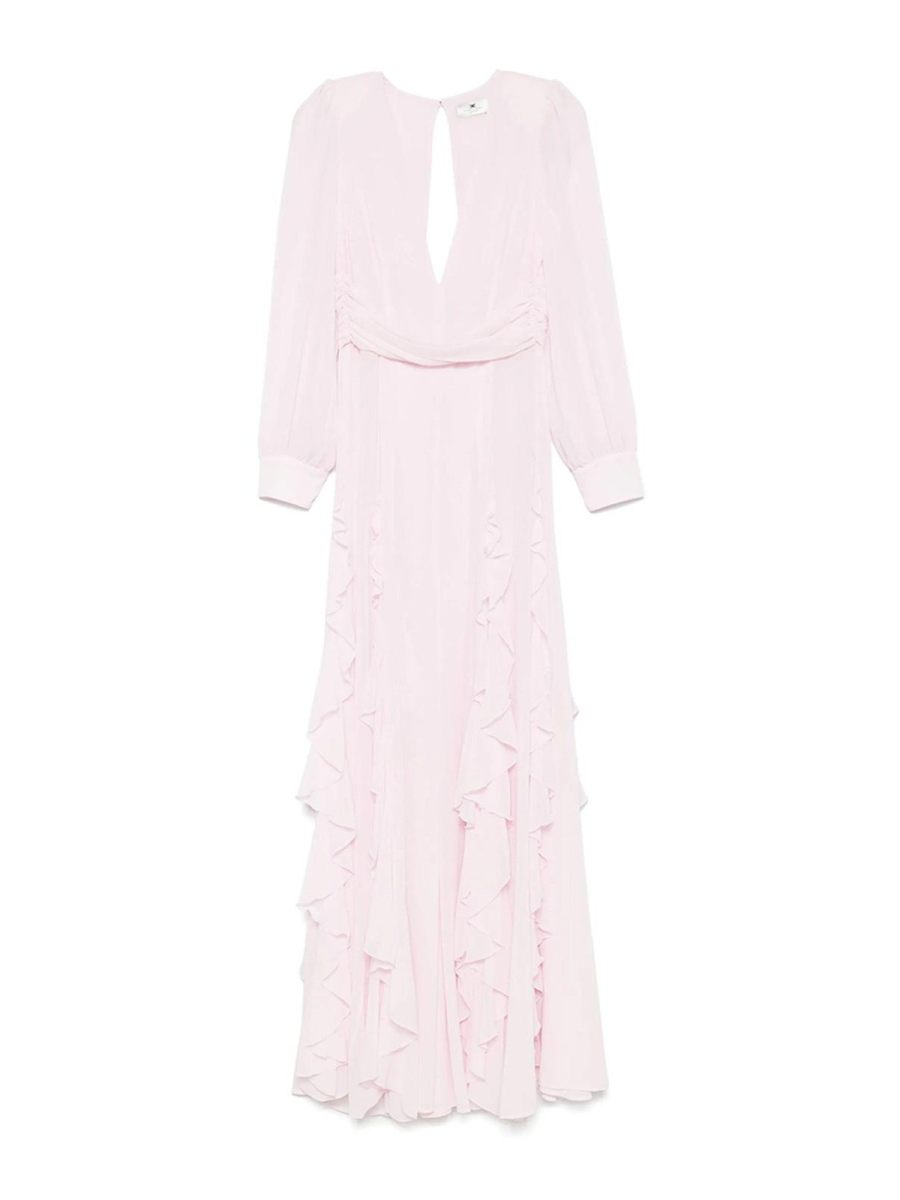 Elisabetta Franchi Robe Au Genou - Couleur Chair