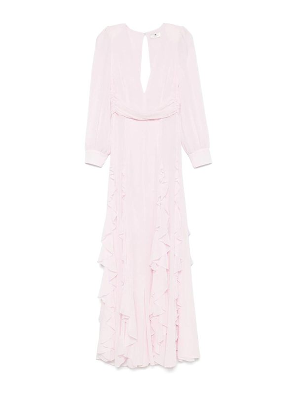 Elisabetta Franchi Robe Au Genou - Couleur Chair