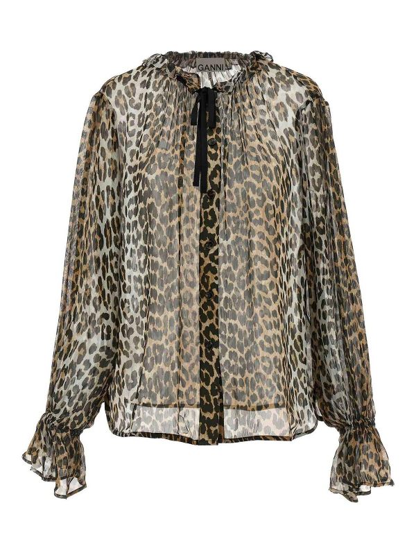 Ganni Chemise - Multicolore
