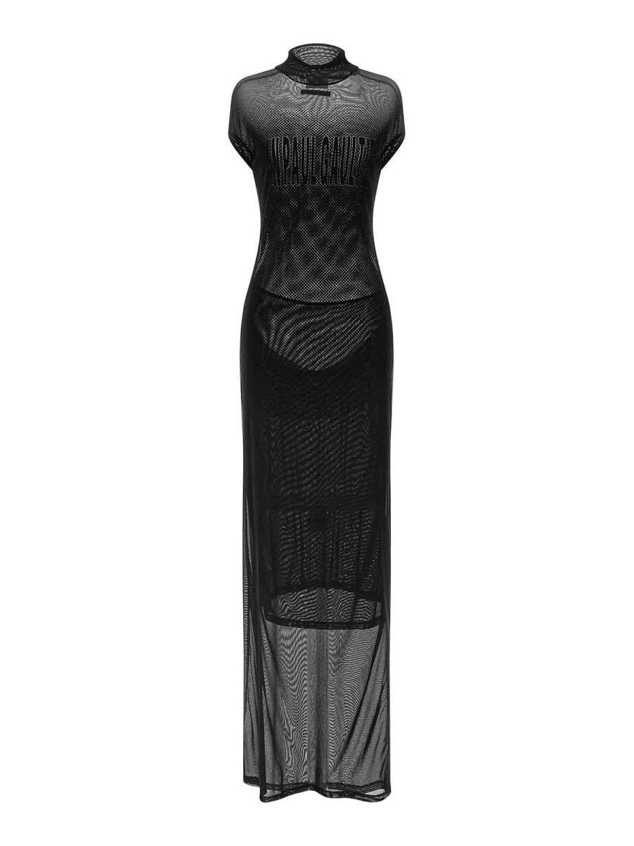 Jean Paul Gaultier Robe Au Genou - Noir