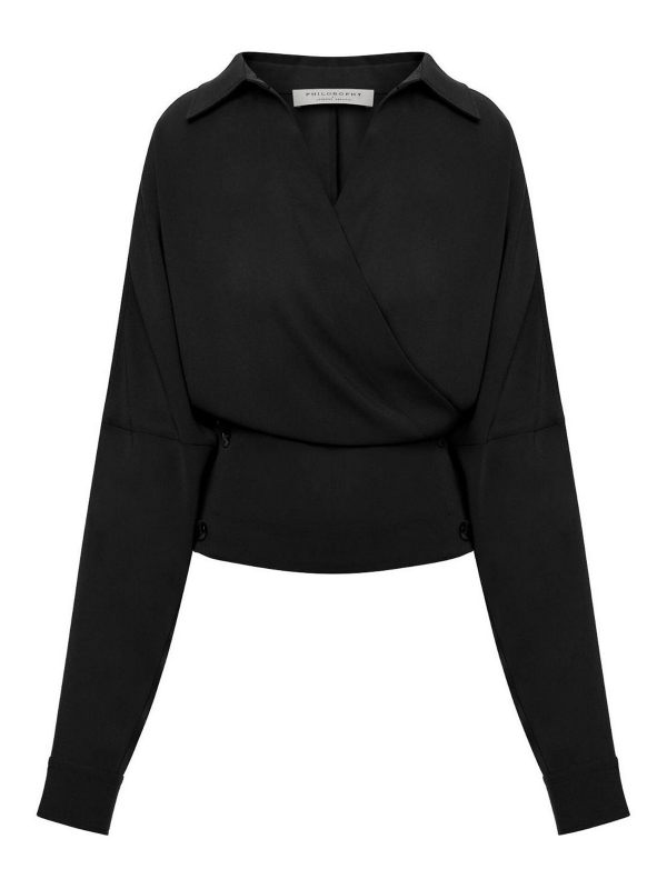 Philosophy di Lorenzo Serafini Blouse - Noir