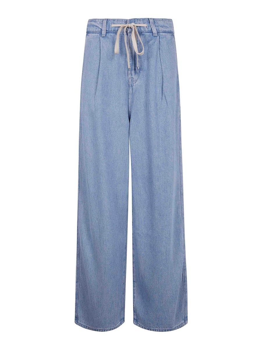 7 For All Mankind Pantalons Décontractés - Bleu