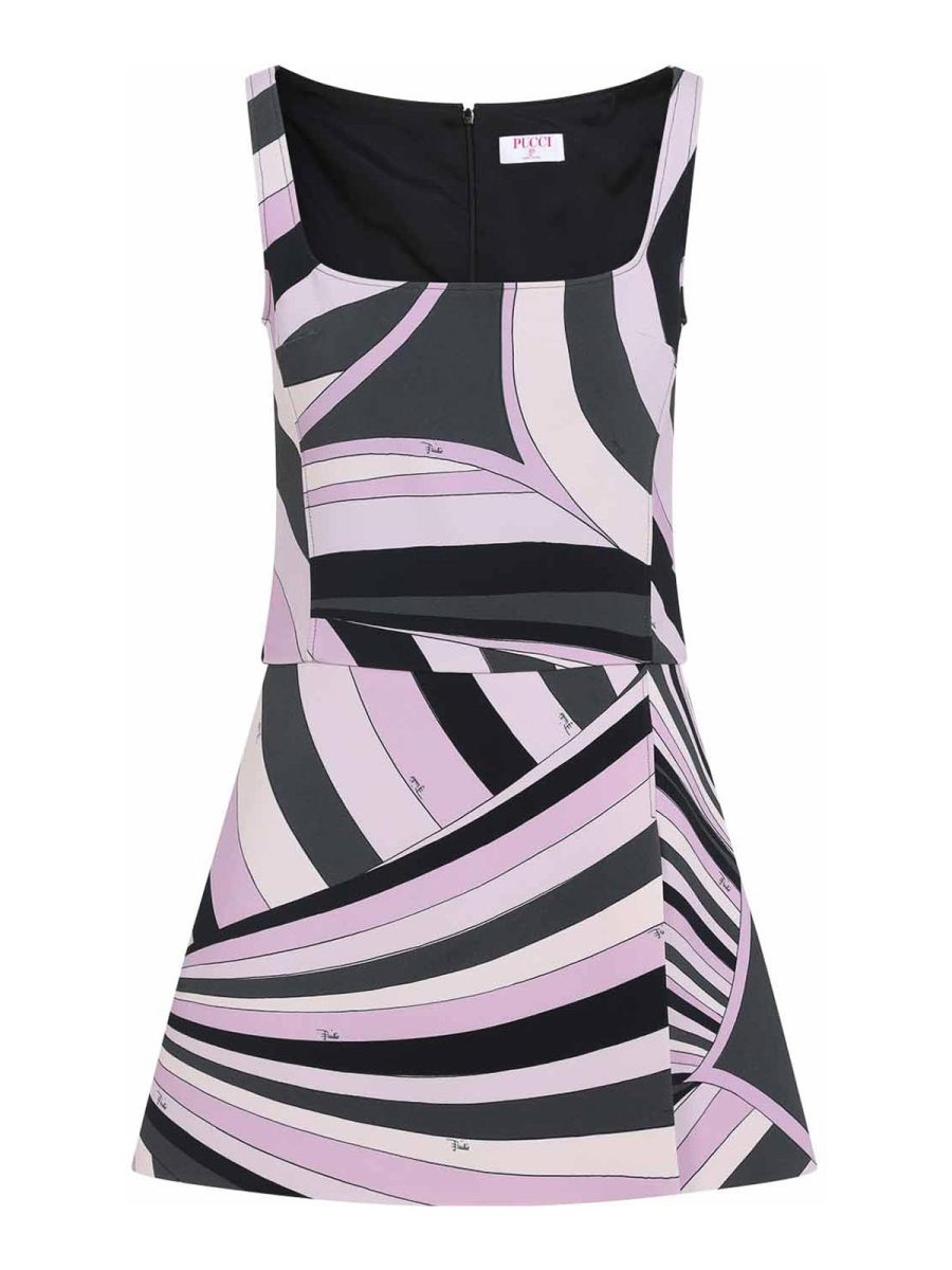Emilio Pucci Robe Courte - Rose