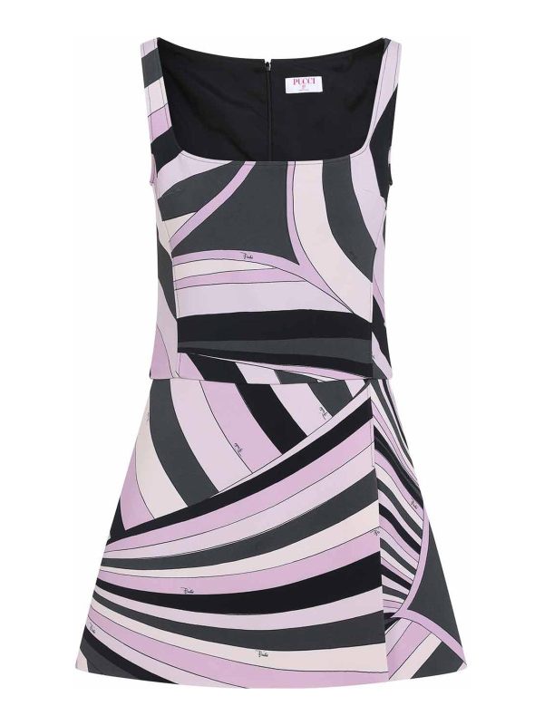 Emilio Pucci Robe Courte - Rose