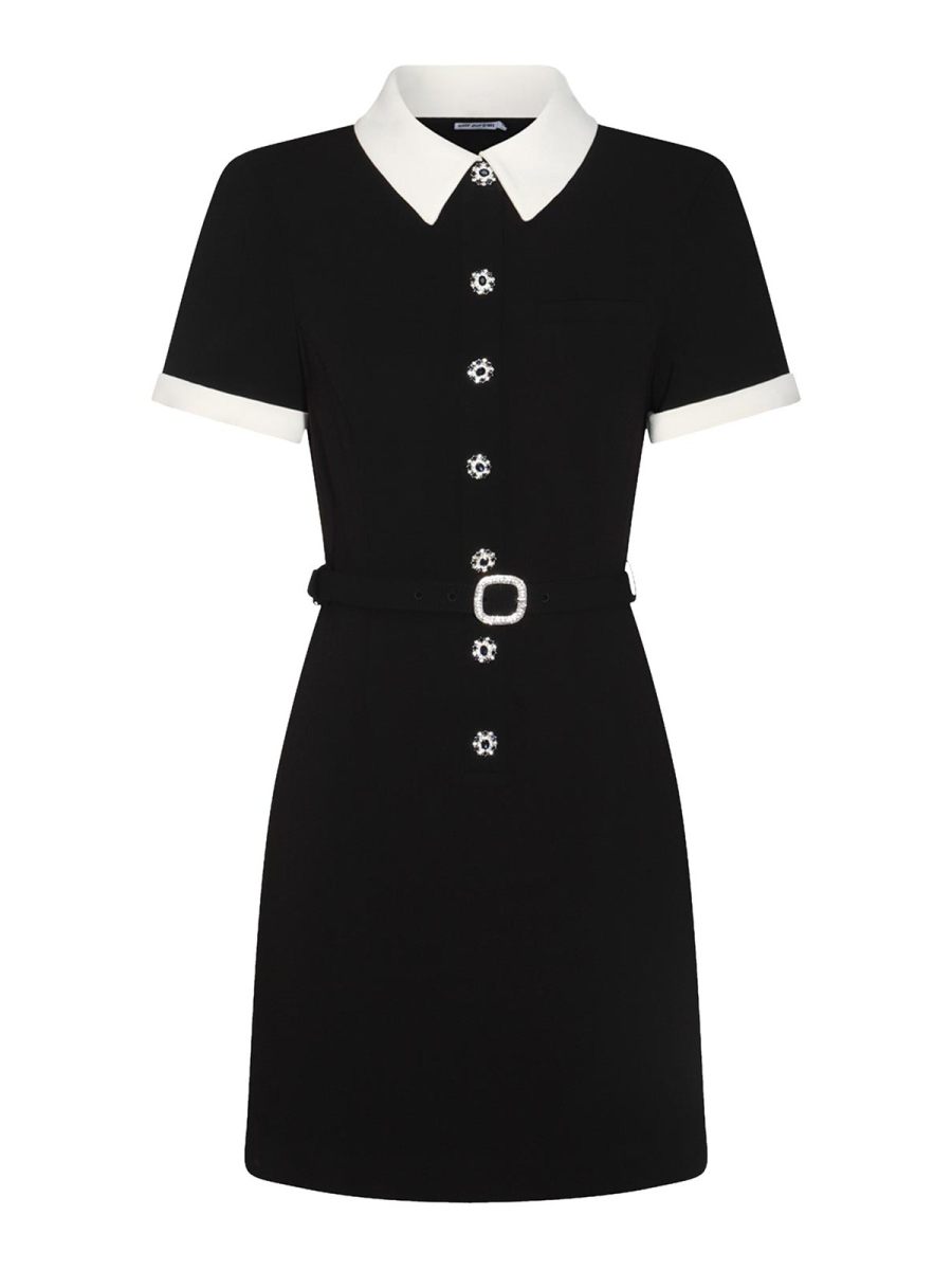 Self Portrait Maxi Robe - Noir