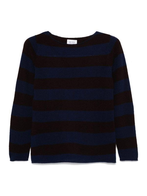 Be You Pull Col Rond - Bleu