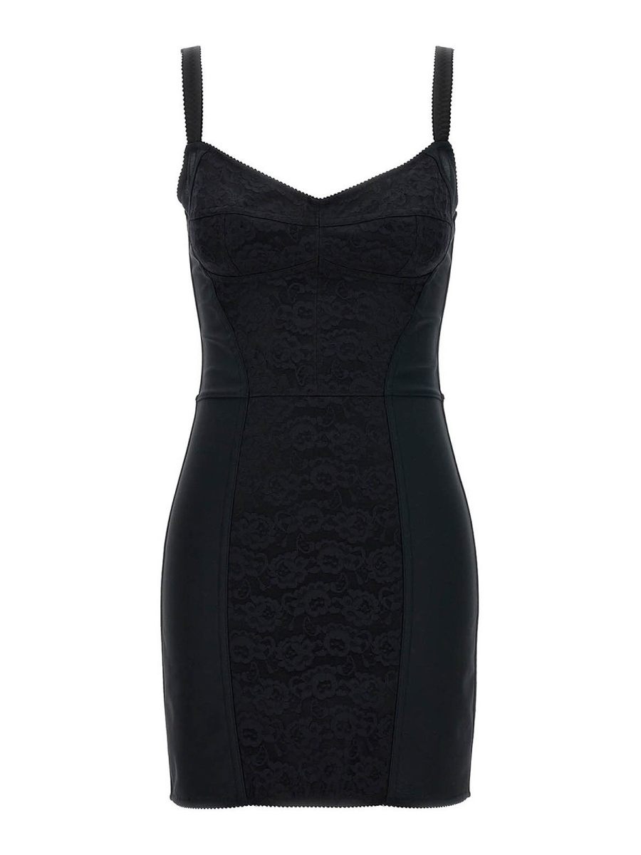 Dolce & Gabbana Robe Au Genou - Noir