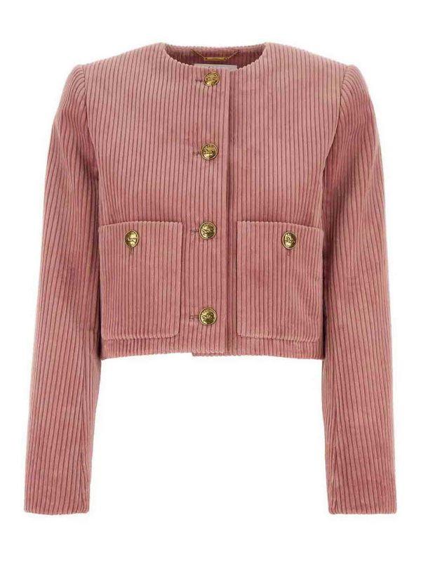 Chloe' Pull Col Rond - Couleur Chair