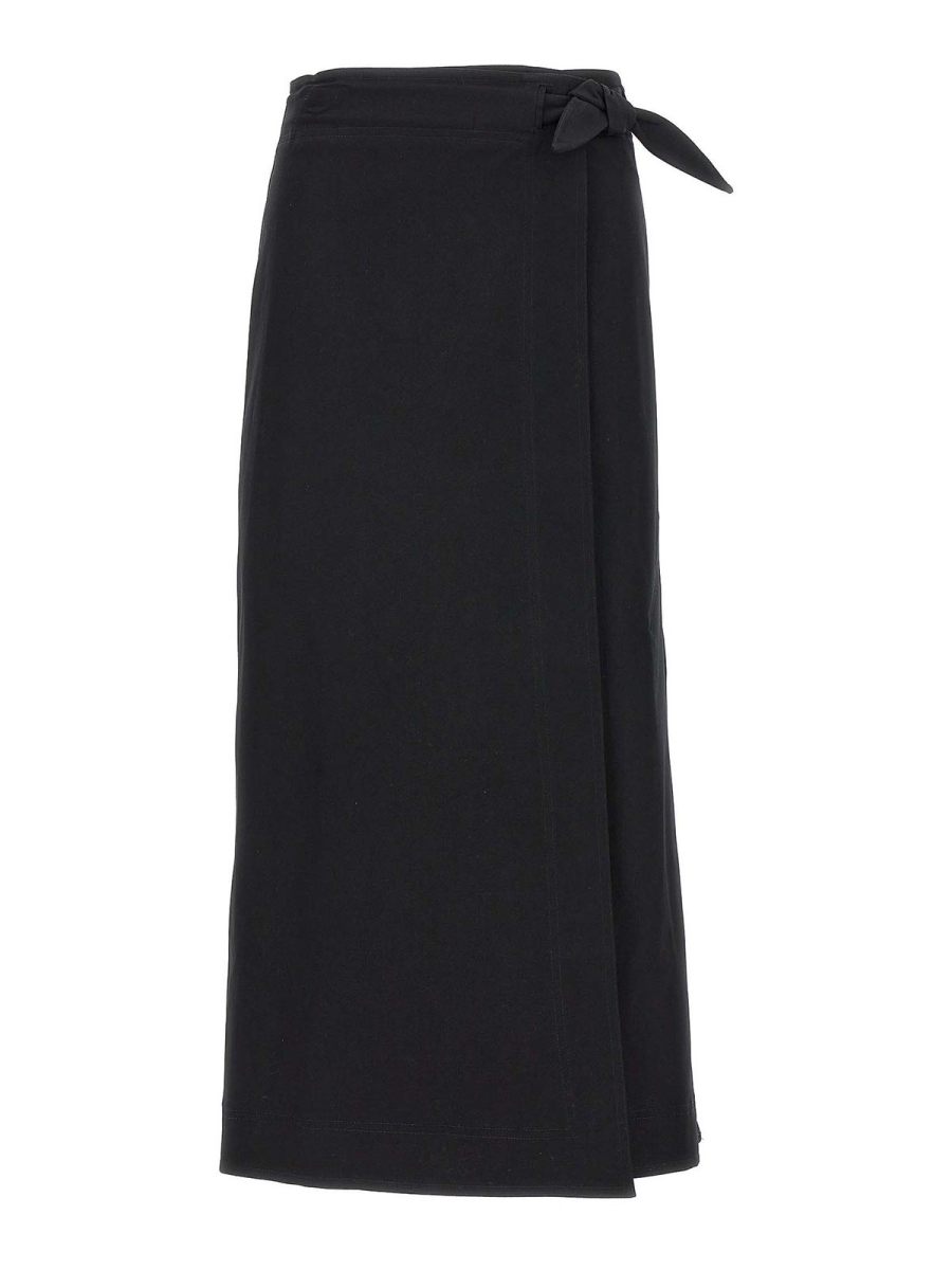 Ganni Jupe Midi - Noir