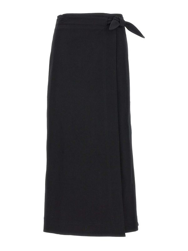 Ganni Jupe Midi - Noir