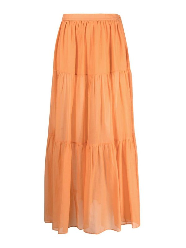 Manebi Jupe Midi - Orange