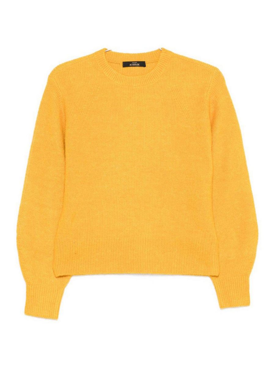 Twinset Pull Col Bateau - Jaune