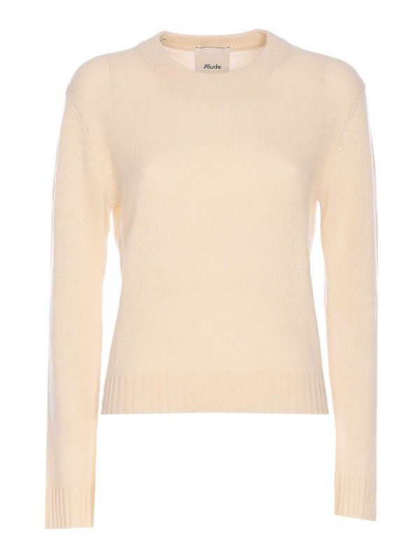 Allude Pull Col Rond - Beige