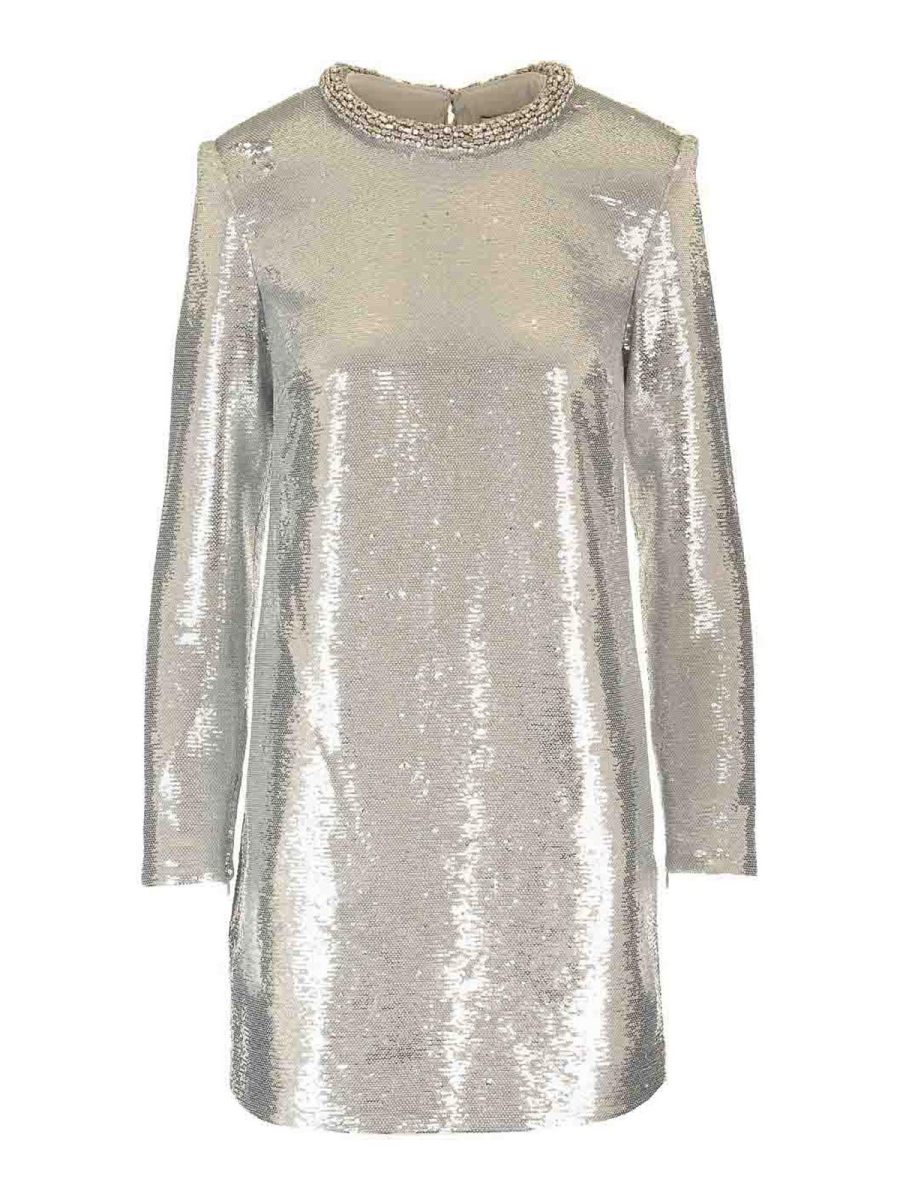 Roland Mouret Robe Courte - Argent