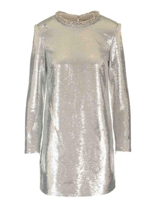 Roland Mouret Robe Courte - Argent